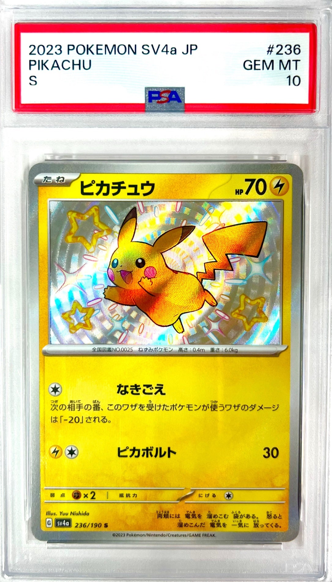 ★236/190/SV4A/B ピカチュウ 鑑定品