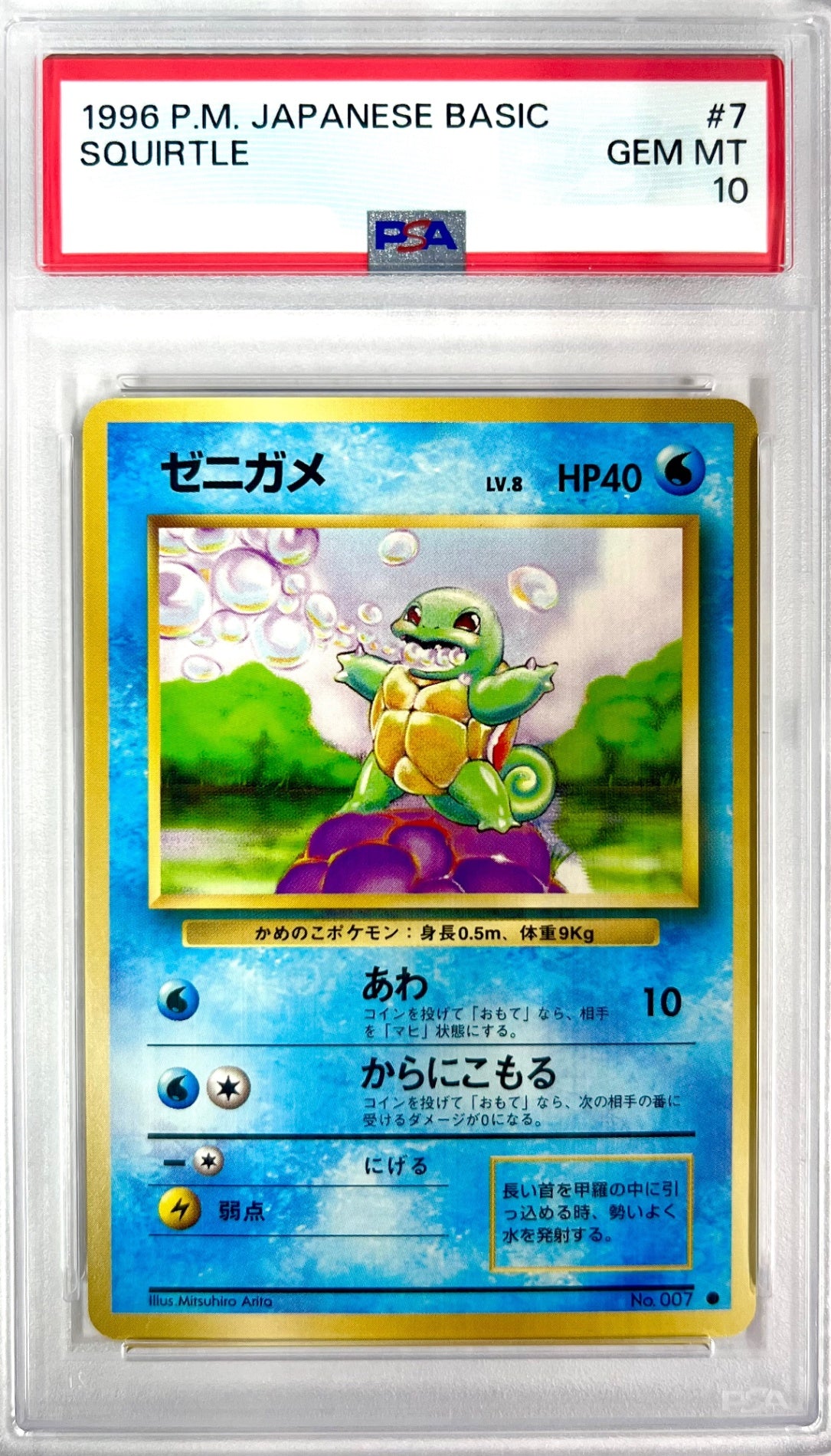 【レア】★LV8HP40NO007-ORG1 ゼニガメ 鑑定品