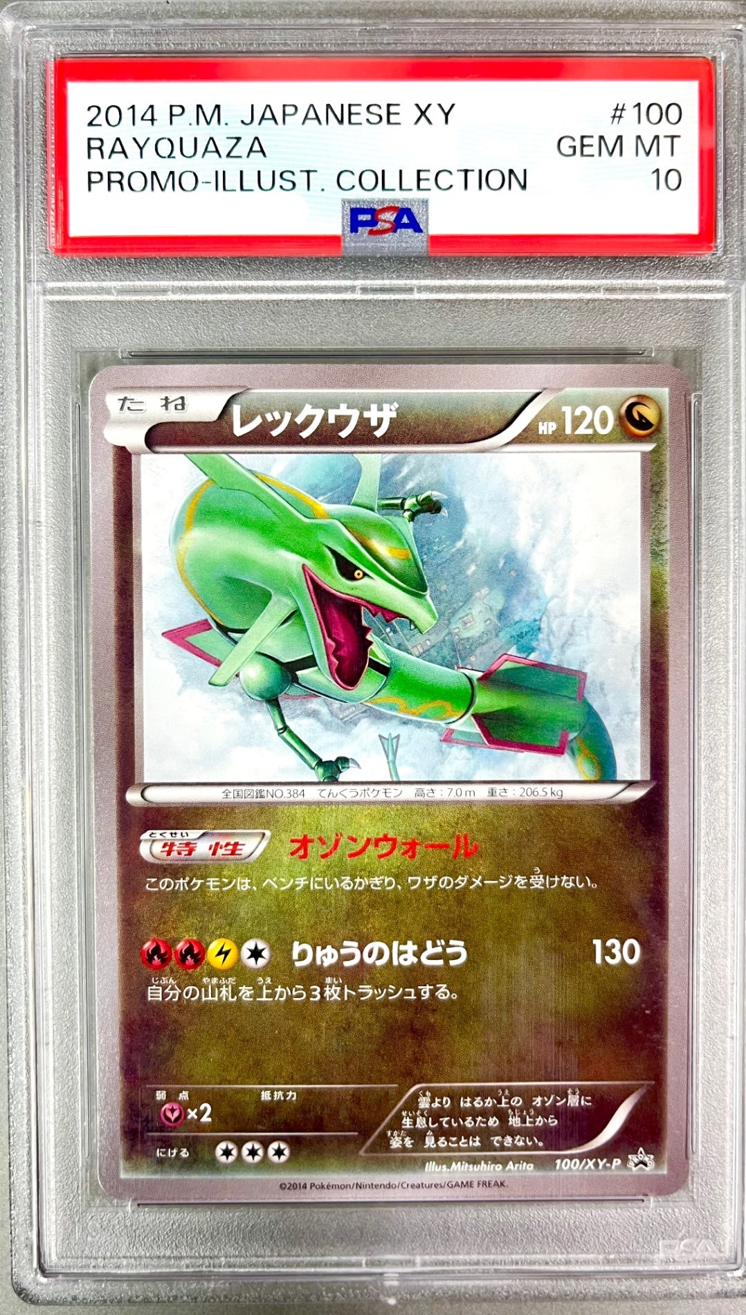 ★100/XY-P レックウザ　鑑定品