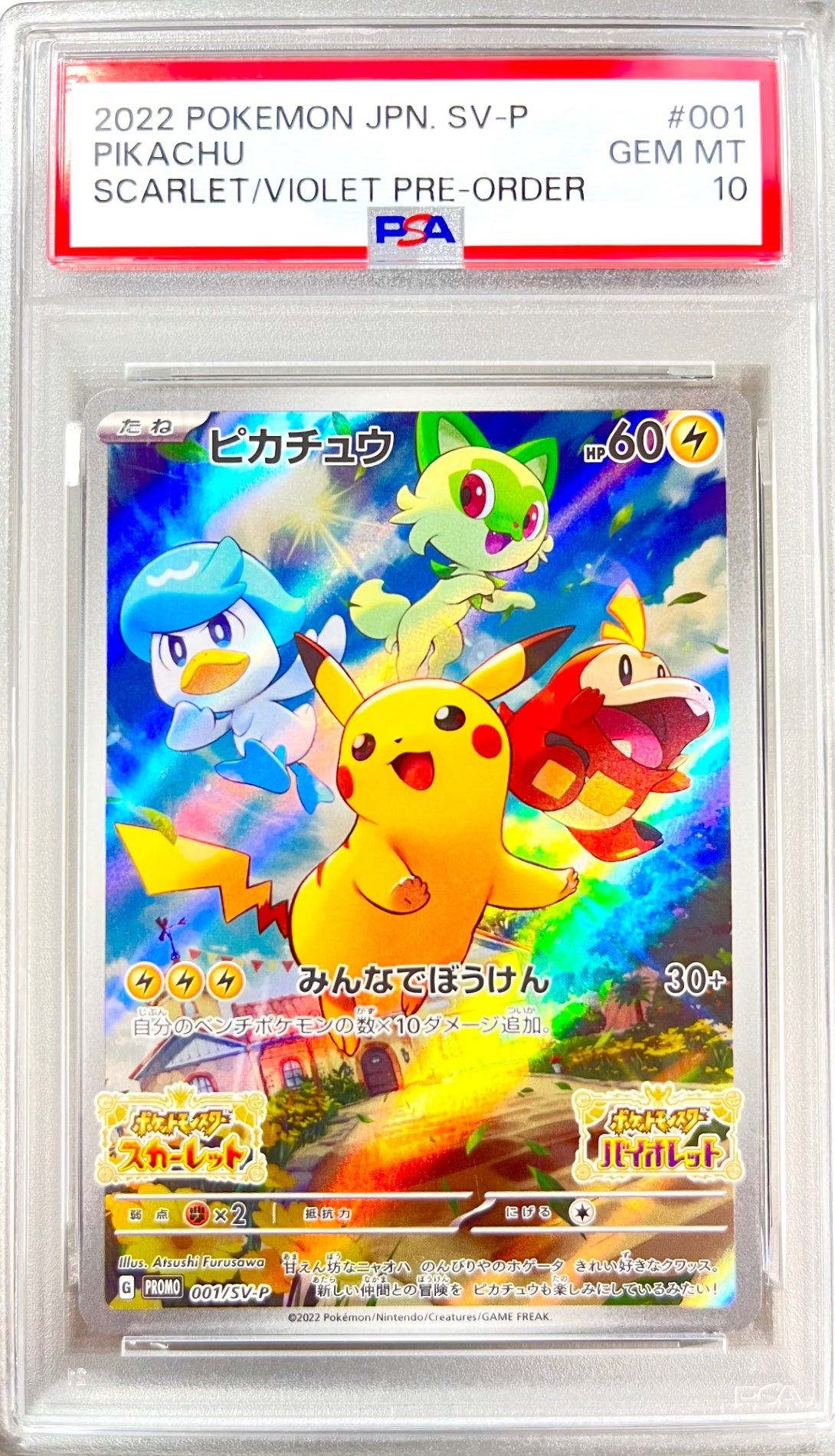 ★001/SV/P ピカチュウ 鑑定品
